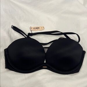 Victoria's Secret Black Strapless Bra